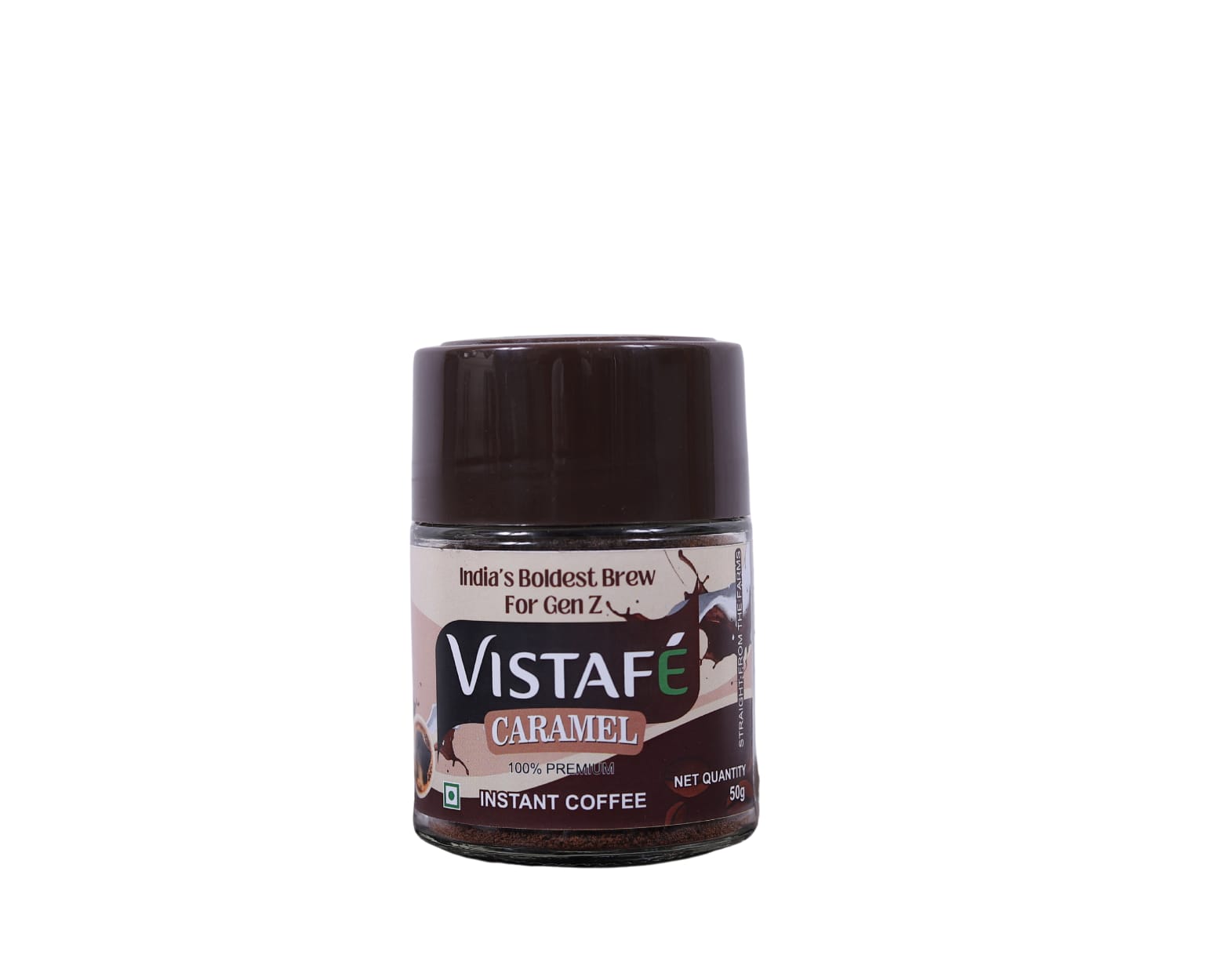 Vistafe 100% Premium Caramel Instant Coffee Powder